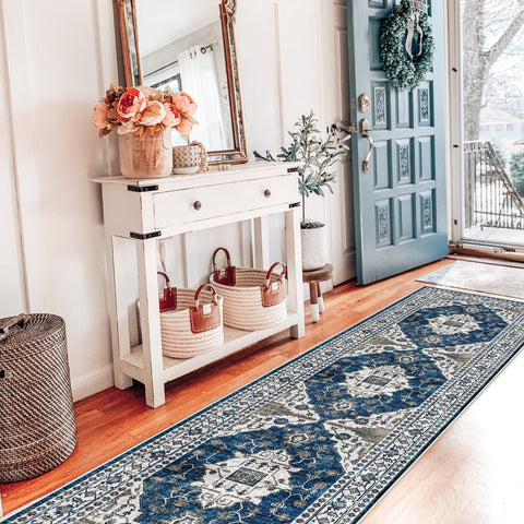 HY HAO YUN LAI rug with non-slip backing enhances safety in busy spaces
