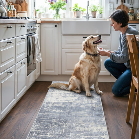 HY HAO YUN LAI non-slip entrance rug keeps furniture and feet stable in busy homes.