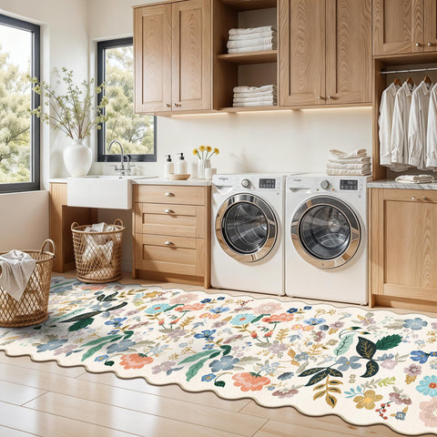 HY HAO YUN LAI machine washable rug simplifies spills and cleanups.