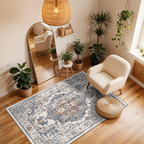 HY HAO YUN LAI non-slip kitchen mat helps contain spills and protect floors.