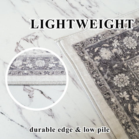 HY HAO YUN LAI soft low-pile runner rug for high-traffic areas.