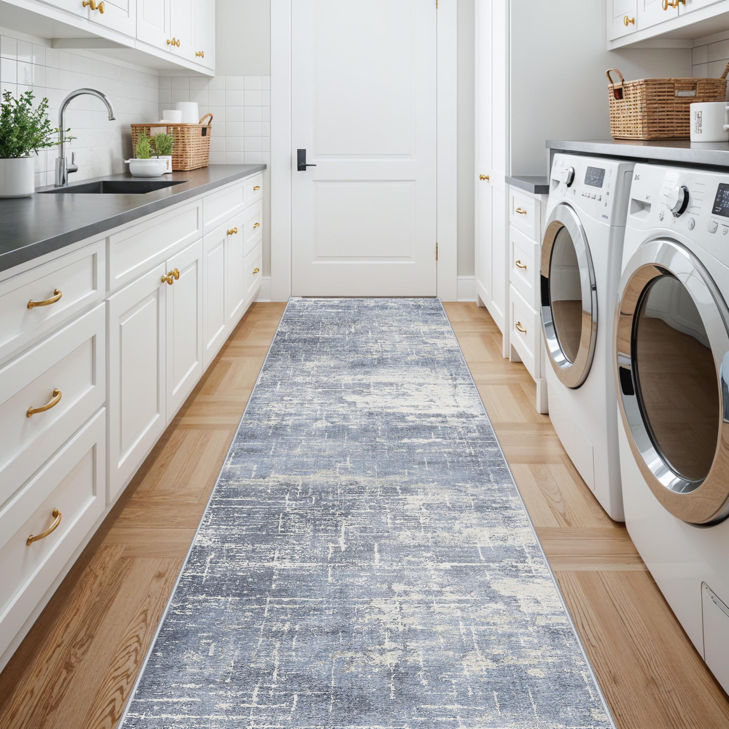 HY HAO YUN LAI stain-resistant area rug protects floors while staying vibrant