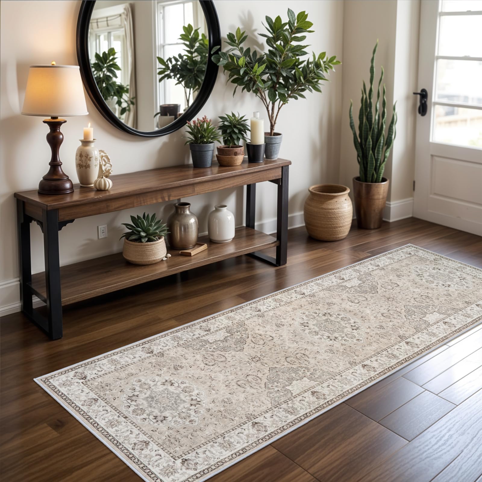 HY HAO YUN LAI washable 2x5 hallway runner rug — ideal for entryways and kitchens