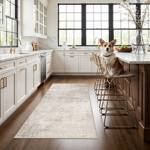HY Hao Yun Lai washable 3x5 kitchen rug with non-slip surface for busy entryways
