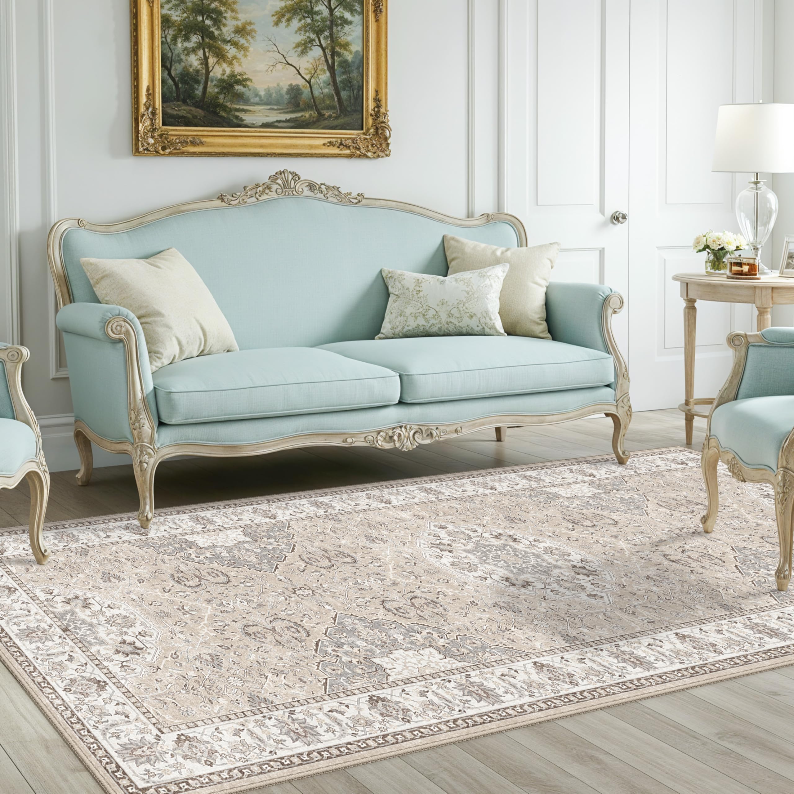HY HAO YUN LAI stylish beige boho rug for living rooms