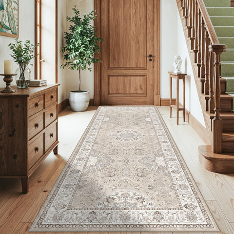 HY HAO YUN LAI machine-washable rug makes stain removal easy