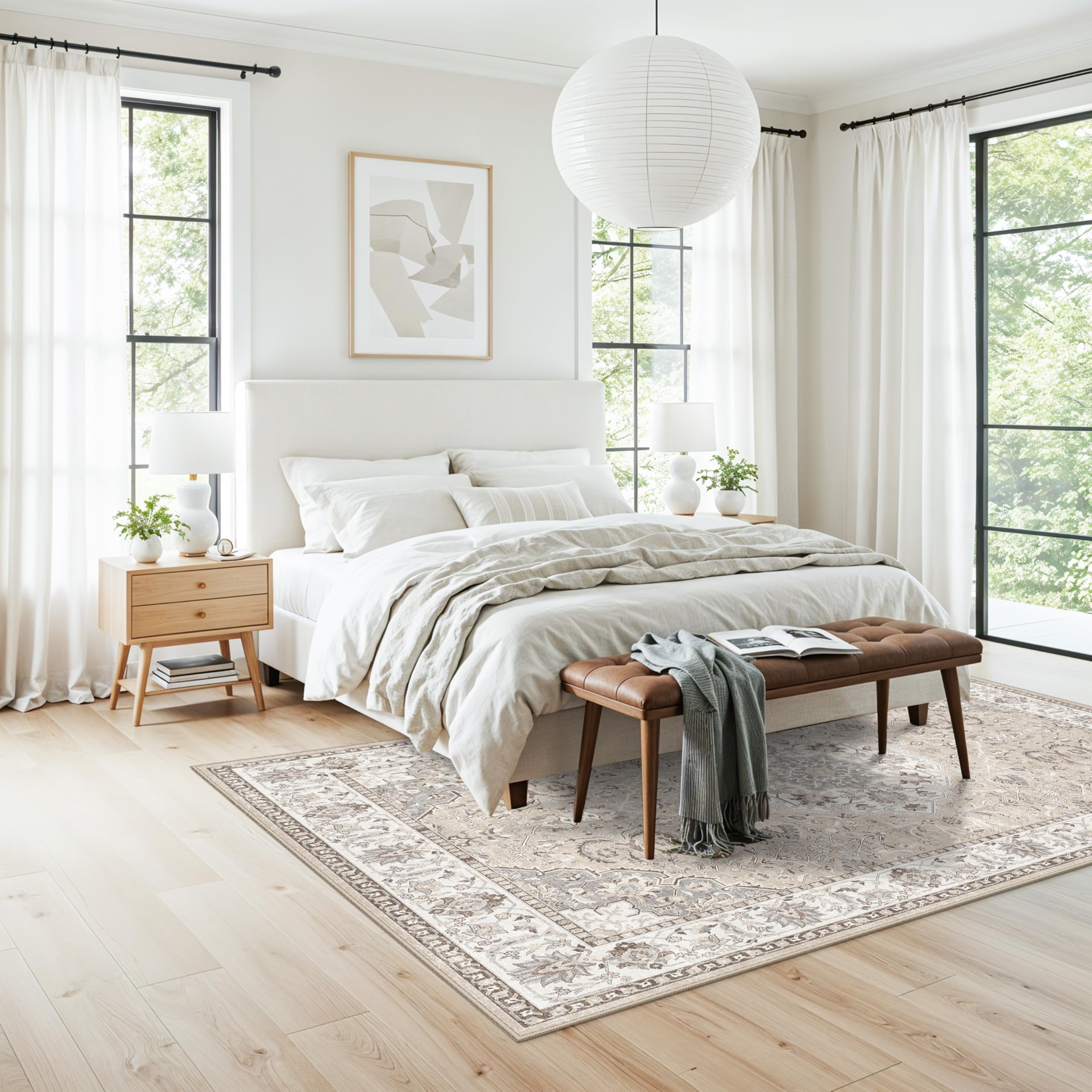 HY HAO YUN LAI kid- and pet-friendly rug with secure footing.