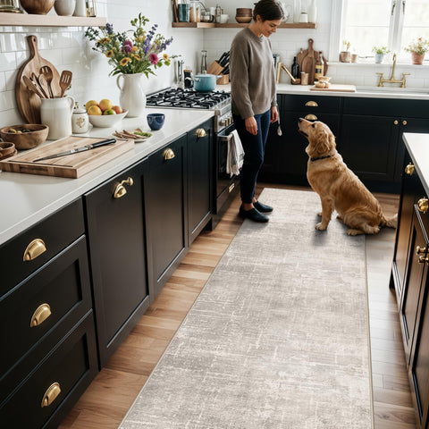 HY HAO YUN LAI washable entryway rug neutral keeps spills easy to clean.