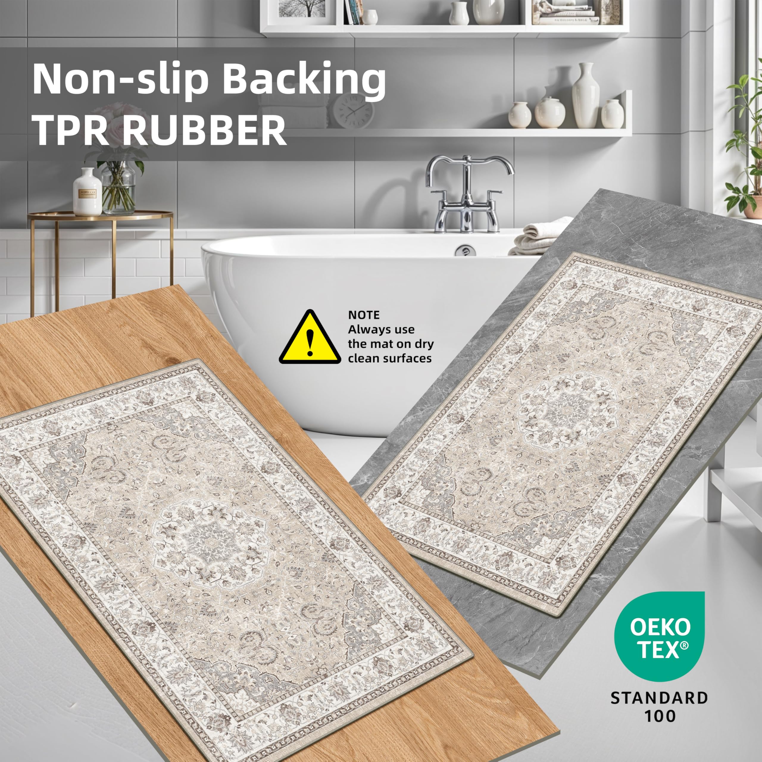 HY HAO YUN LAI kitchen rug near sink protects floors during daily chores