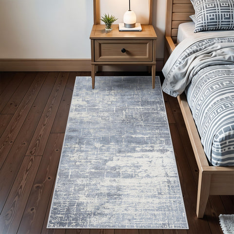HY HAO YUN LAI washable stain-resistant kitchen carpet in blue for easy spill cleanup