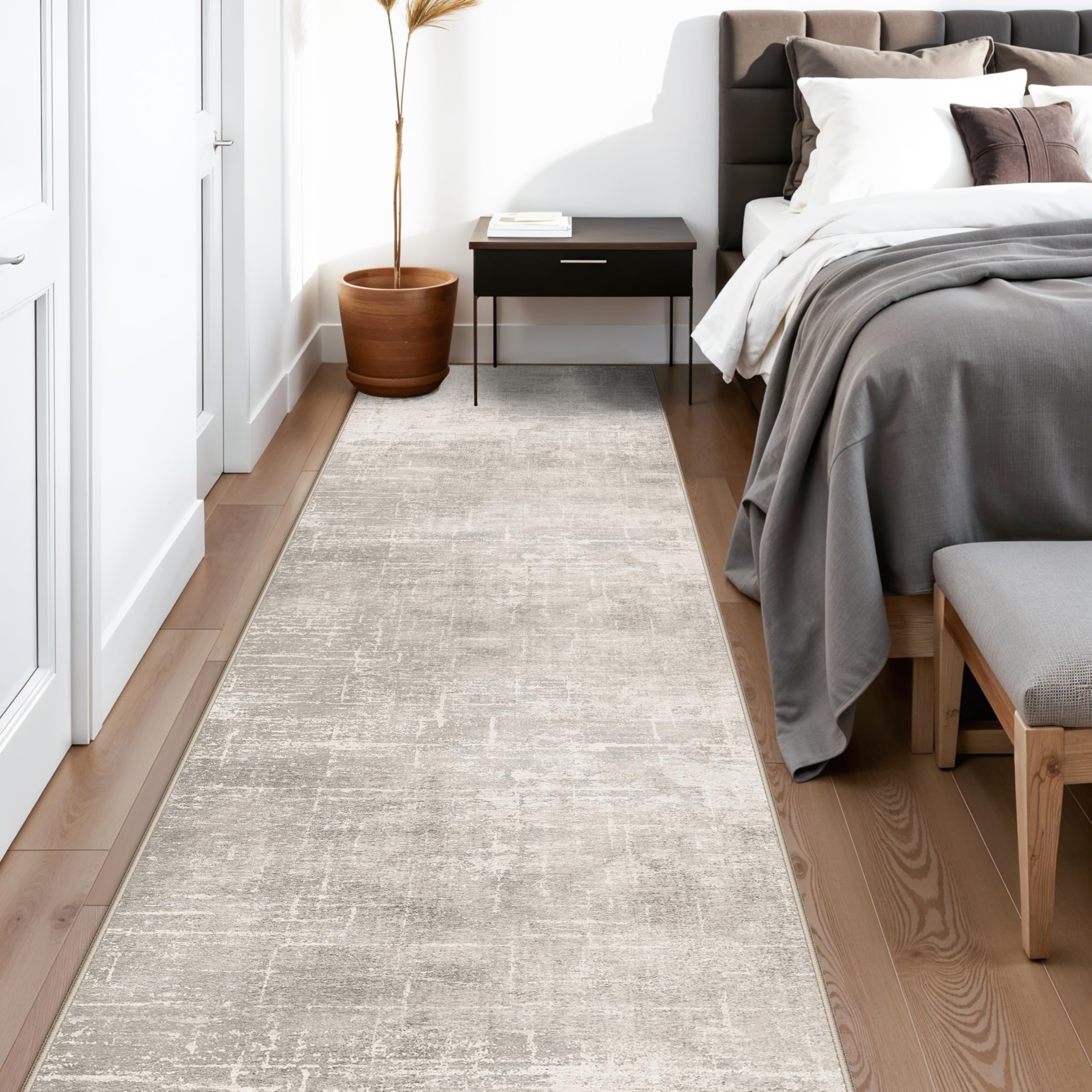 HY HAOYUNLAI kitchen runner texture close-up shows soft, washable fibers