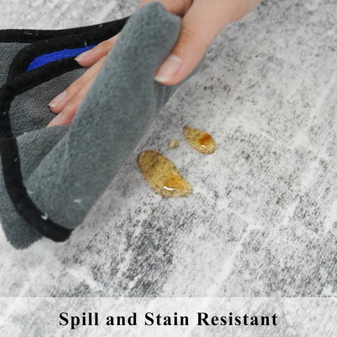 HY HAO YUN LAI kitchen-entry rug suits high-traffic areas and pathways.