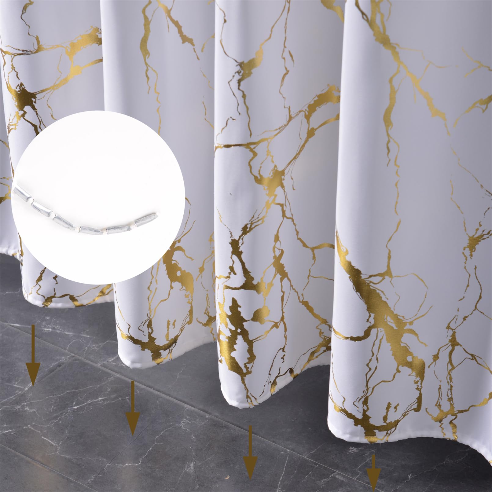 HYAWGE gold hooks included for easy installation