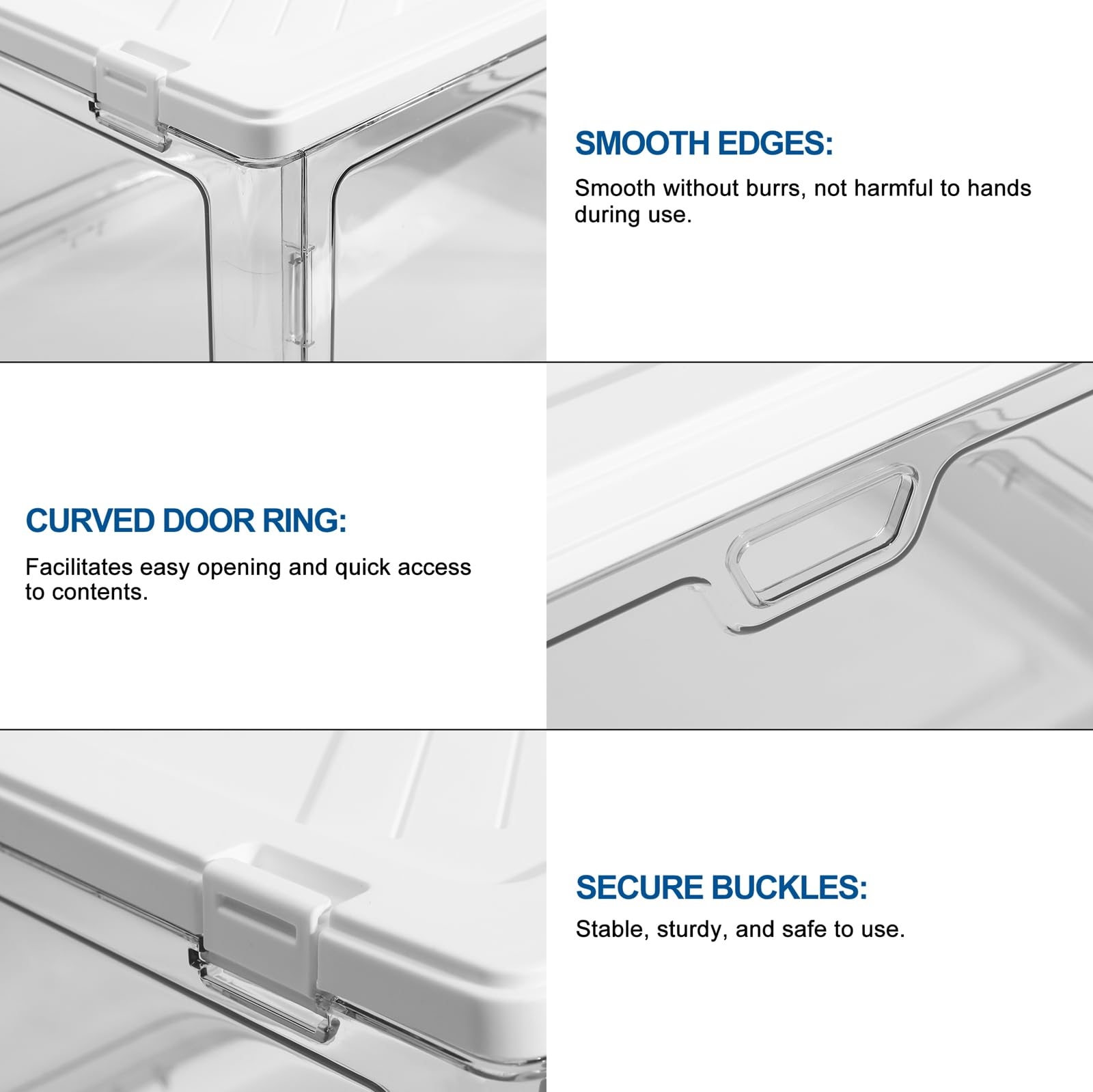HYBRIDEAS durable stackable design ready for frequent use.