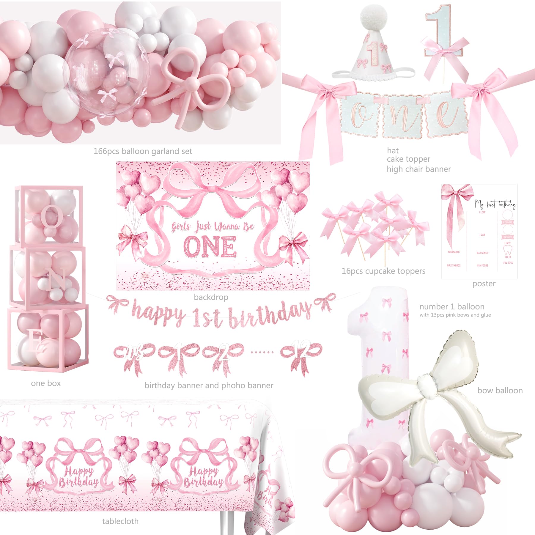 HYCSANBAO balloon arch kit creates a charming centerpiece for a girl s party