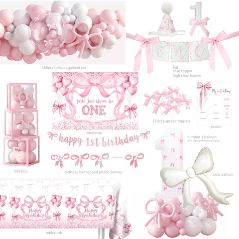 HYCSANBAO balloon arch kit creates a charming centerpiece for a girl s party