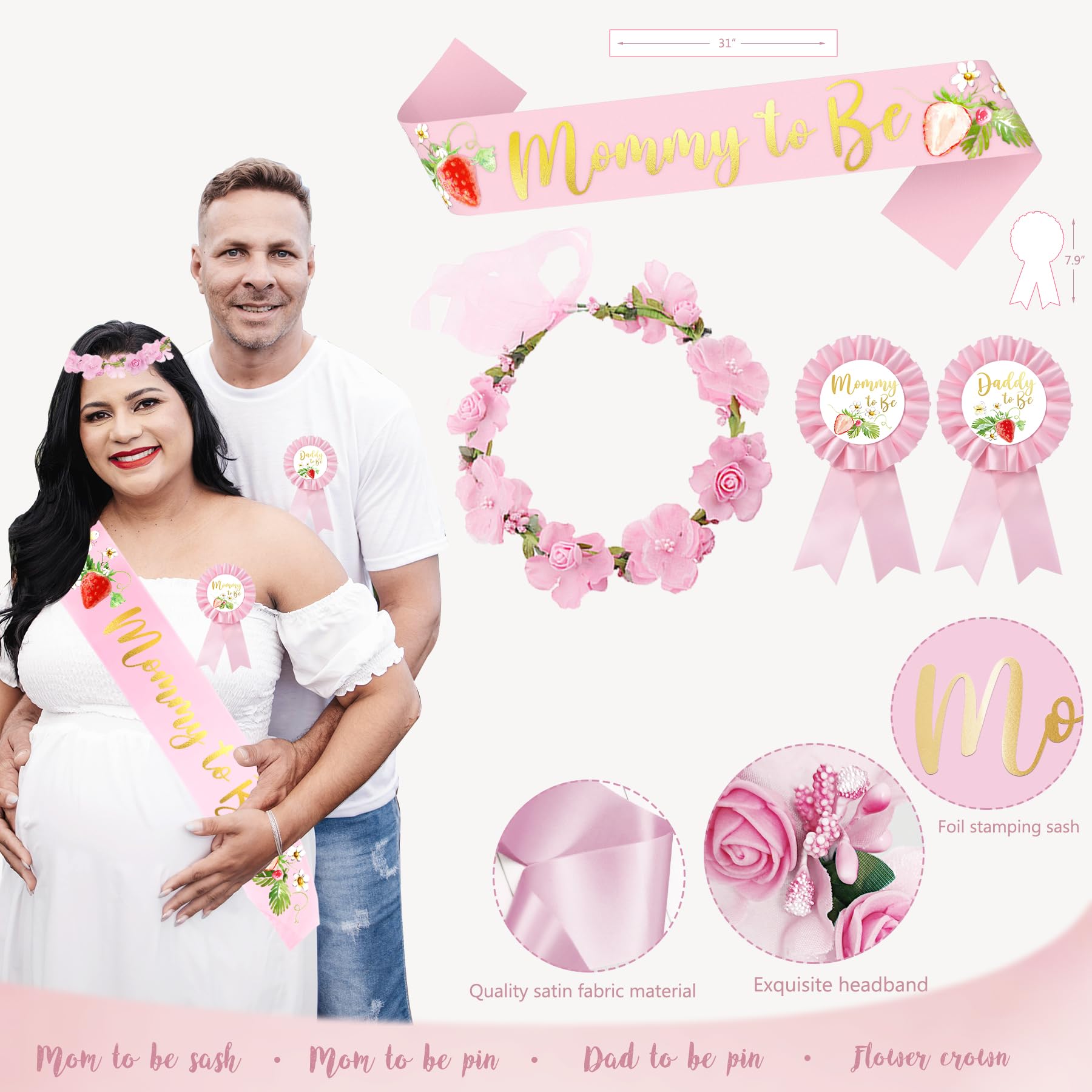 HYCSANBAO daddy to be pin adds playful photo cues