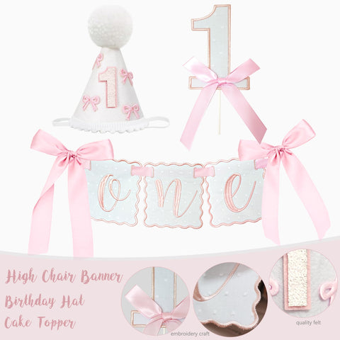 HYCSANBAO happy 1st birthday banner boosts festivity and style
