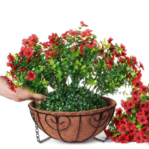 HyeFlora 12-branch bougainvillea assembly in a hanging basket