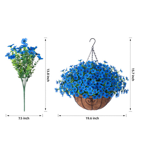 HyeFlora artificial daisies close-up reveal lifelike color and UV protection.