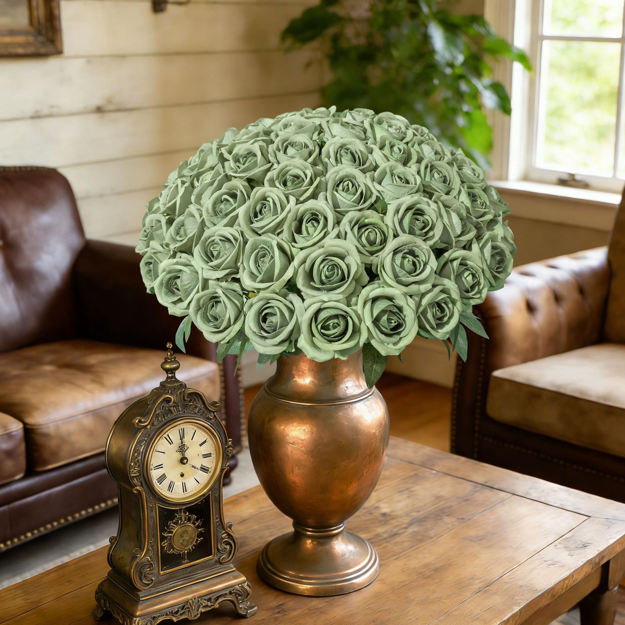 Hyeflora durable roses offer year-round greenery.
