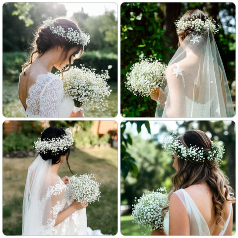 HyeFlora Babys Breath adjustable stems enable versatile vase-fit and custom bouquets