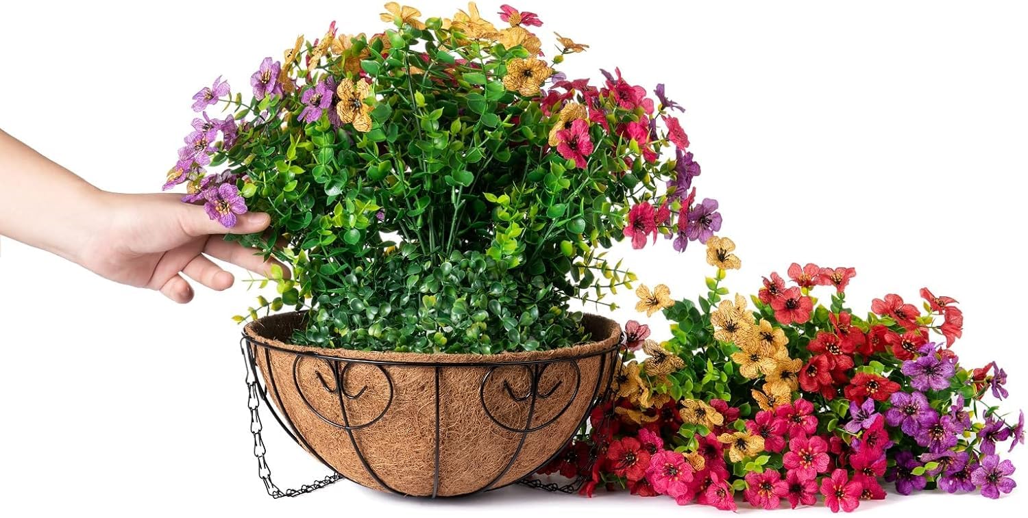 HyeFlora basket dimensions 12 x 12 x 5.9 inches for placement.
