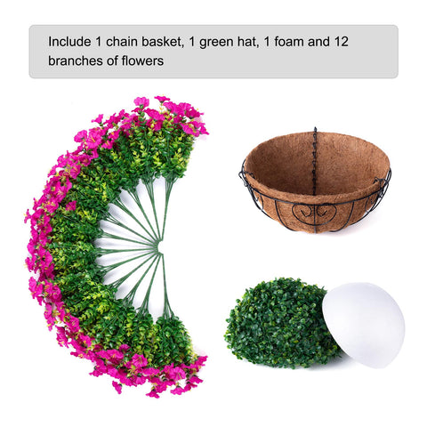HyeFlora foam included supports stable, full-bodied arrangement outdoors.