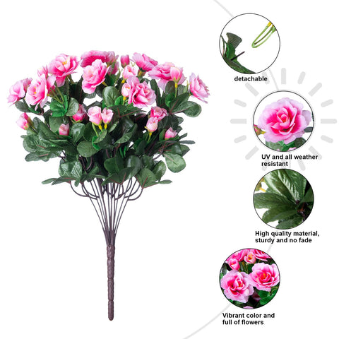 HyeFlora camellia outdoor planters demo with three branches