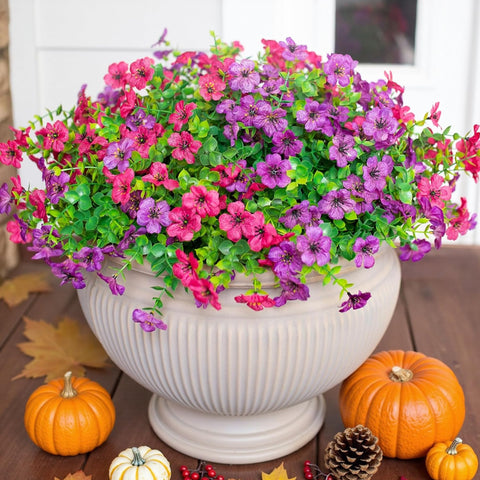 HyeFlora daisy 12 bundles in purple pink for vibrant year-round color