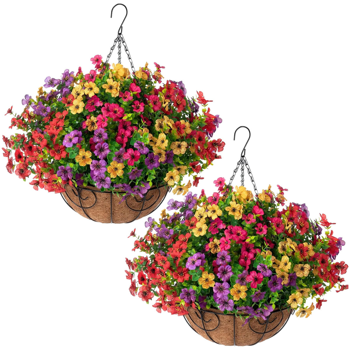 HyeFlora daisy stems closeup adds year-round color to outdoor spaces.