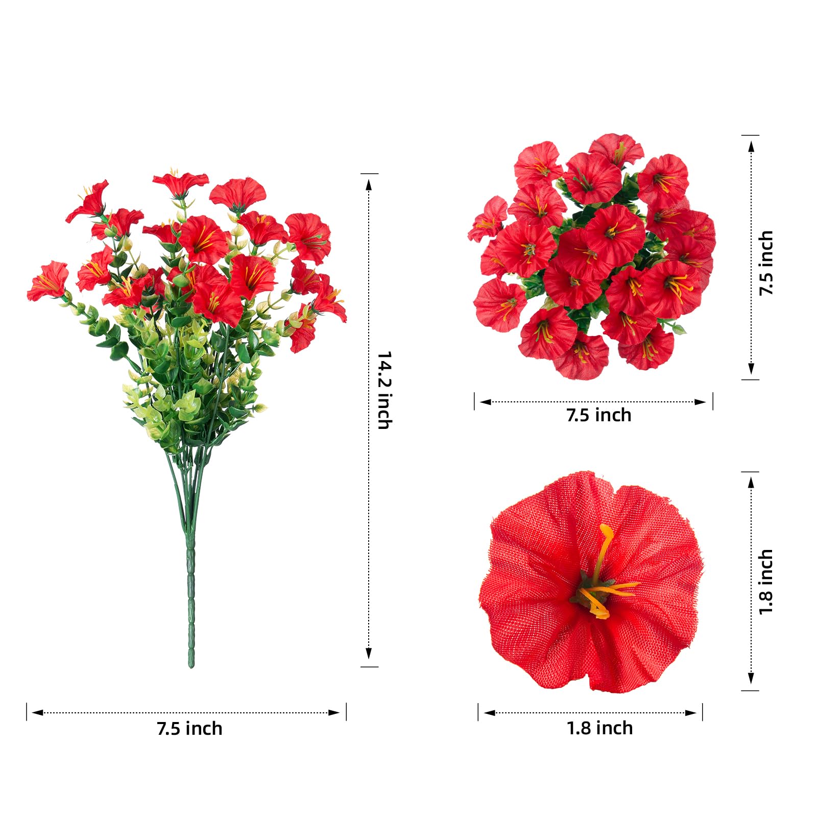 HyeFlora morning glory bundles add vibrant curb appeal to porches and balconies.