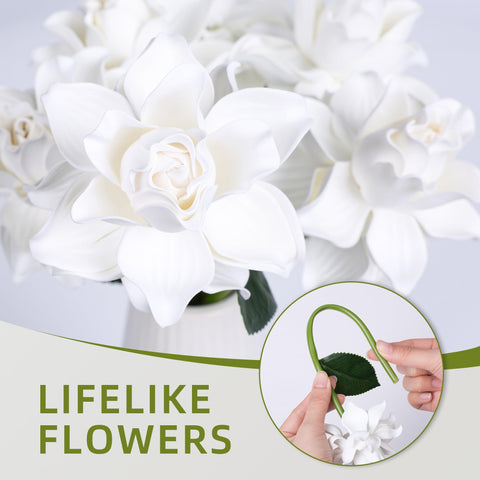 HyeFlora Gardenia stems laid out for easy DIY centerpiece design