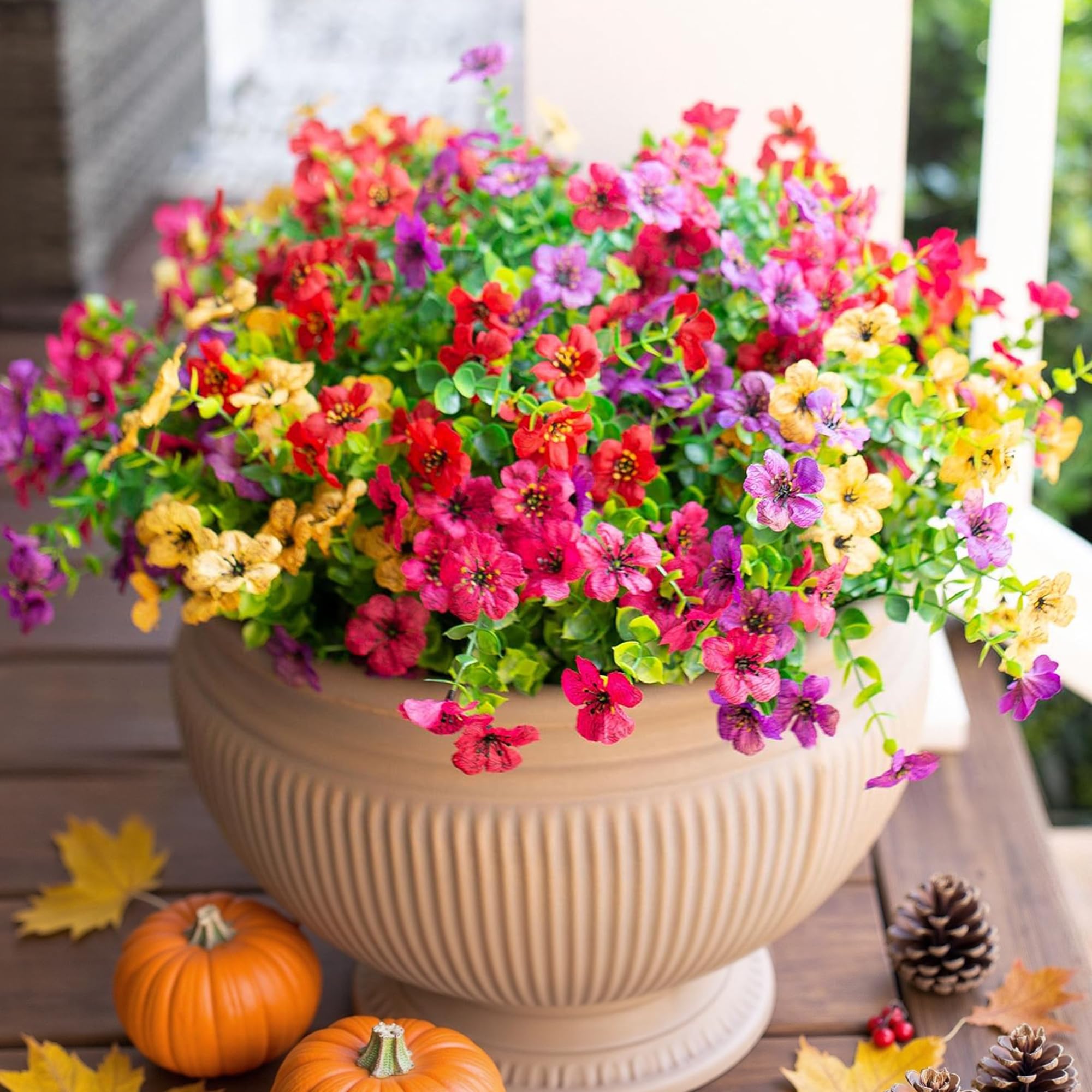HyeFlora home decor ideas for porch, window box, or patio displays