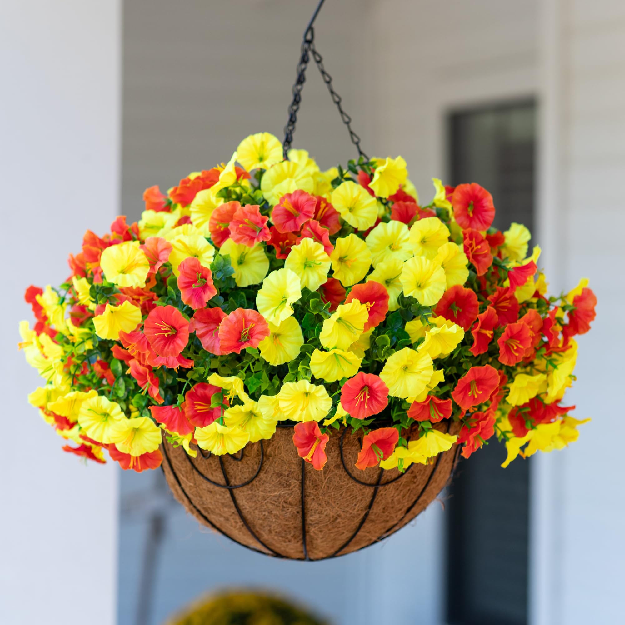 HyeFlora natural-looking morning glory – realistic faux blooms.