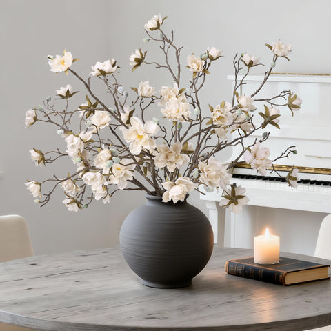 HyeFlora magnolia stem full 34in offers tall centerpieces with natural silhouette.