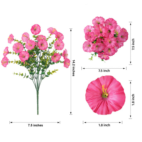 HyeFlora morning glory clusters add natural spring ambience.