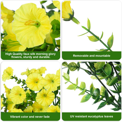 HyeFlora hanging flowers look lifelike on walls and gates