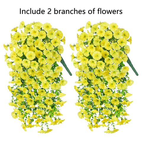 HyeFlora silk flowers with durable stems for all-season use