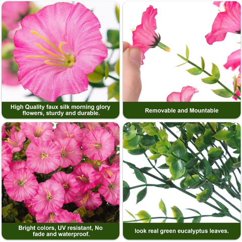HyeFlora realistic outdoor stems brighten planters.