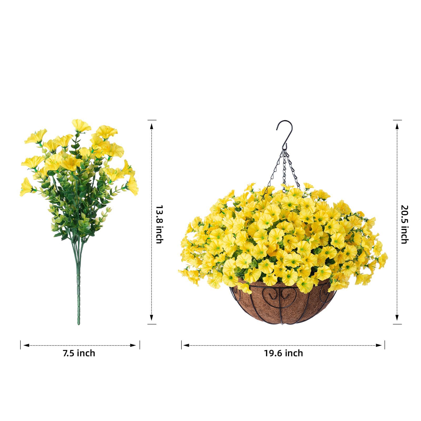HyeFlora outdoor decor on porch or balcony with long-lasting color