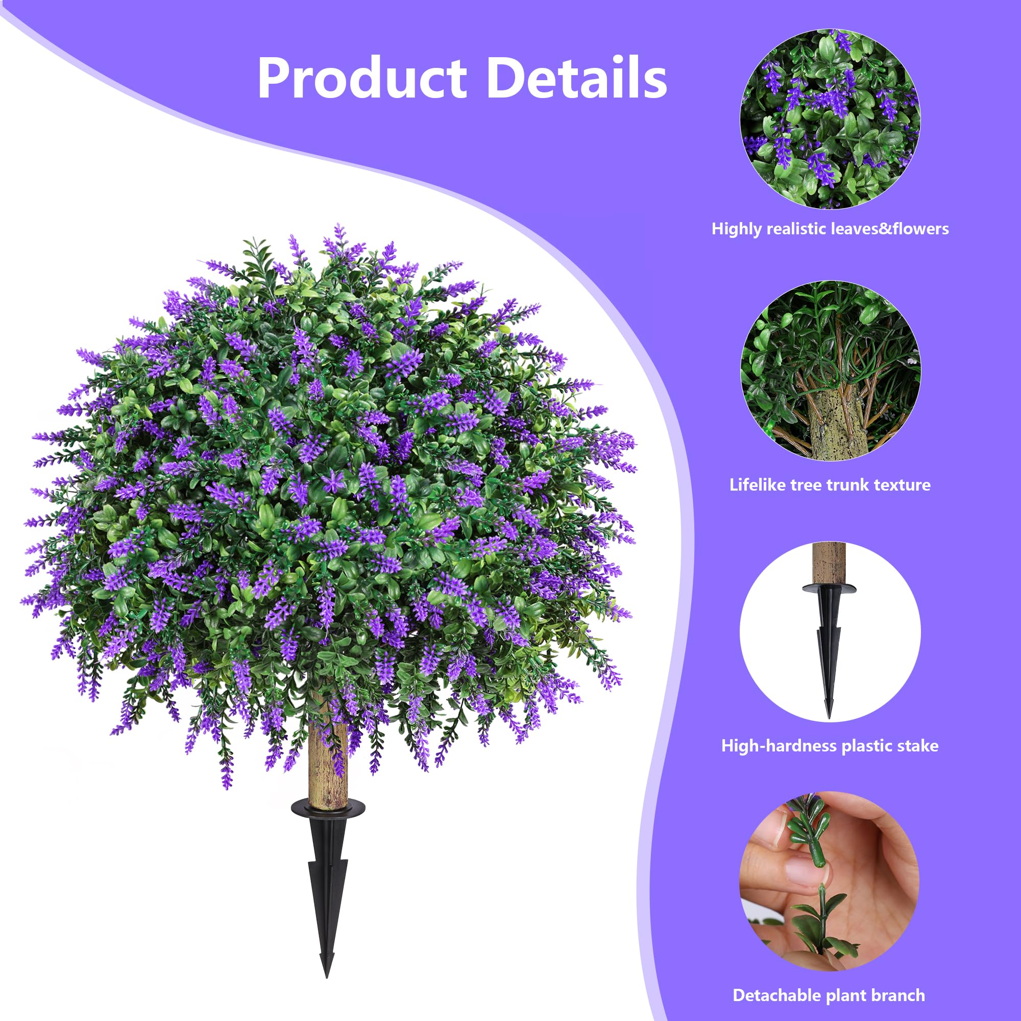 Lush evergreen look with no watering from HyeFlora topiary