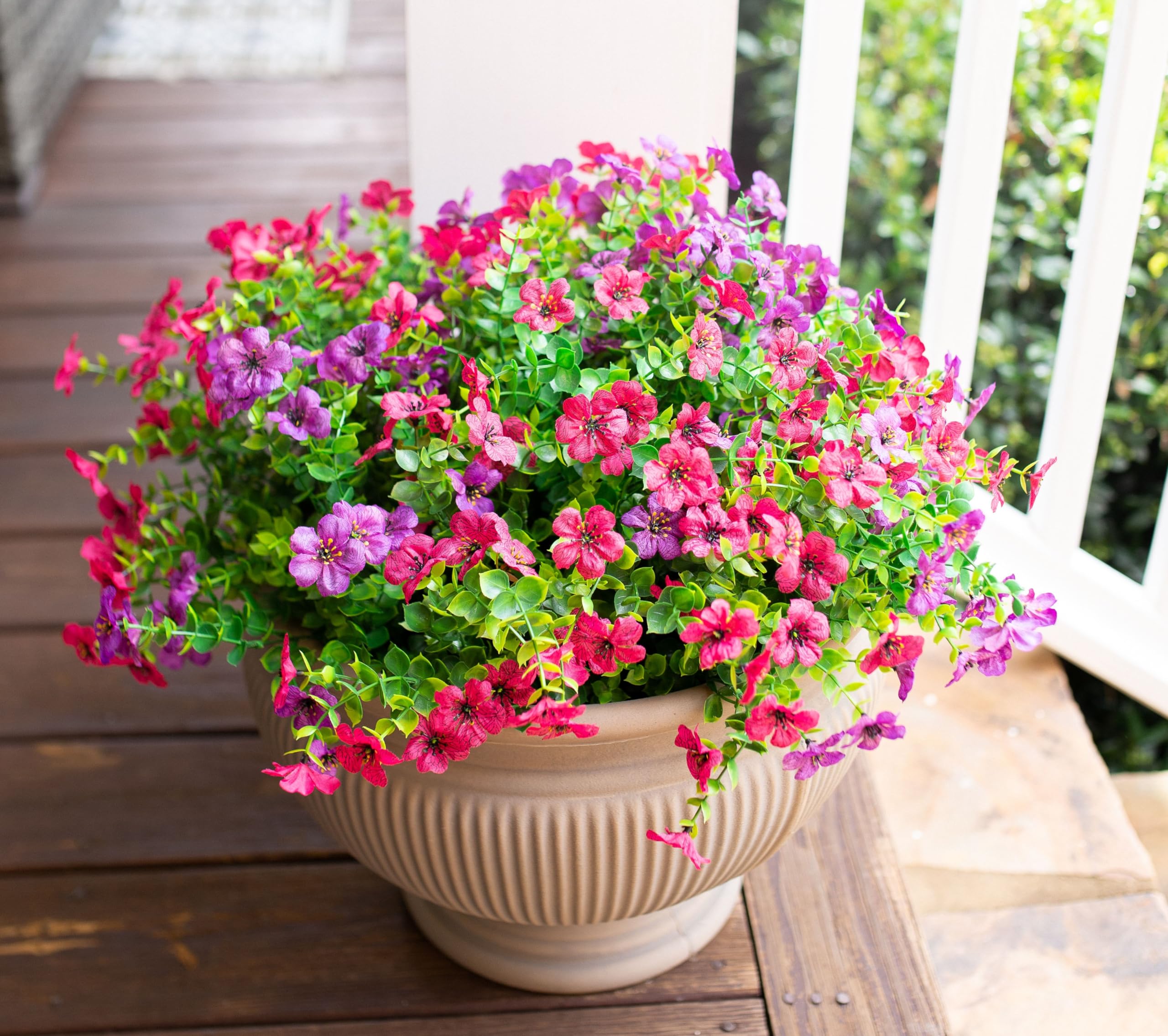 HyeFlora patio porch garden idea with realistic stems