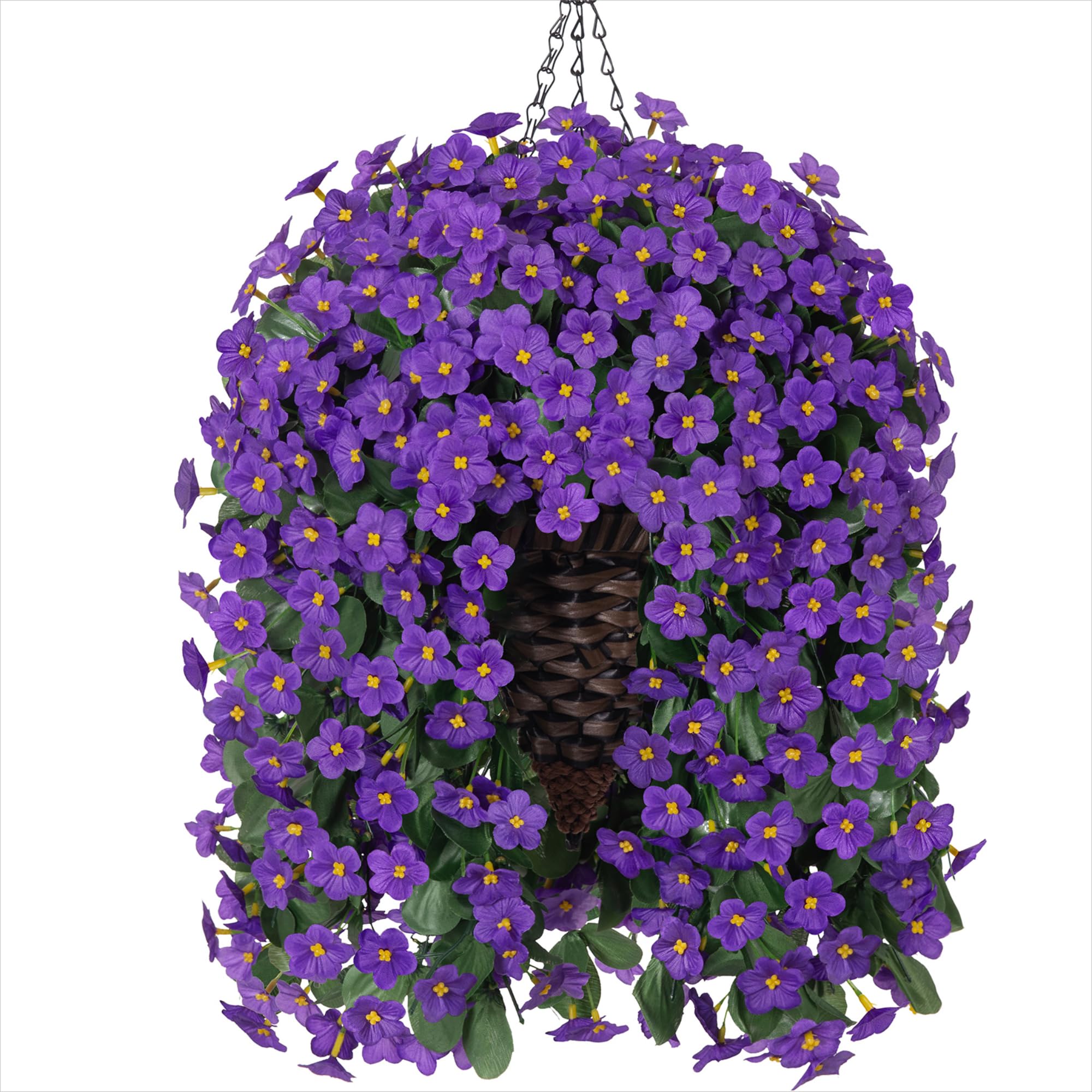 HyeFlora realistic purple daisy and orchid vibes for home decor.