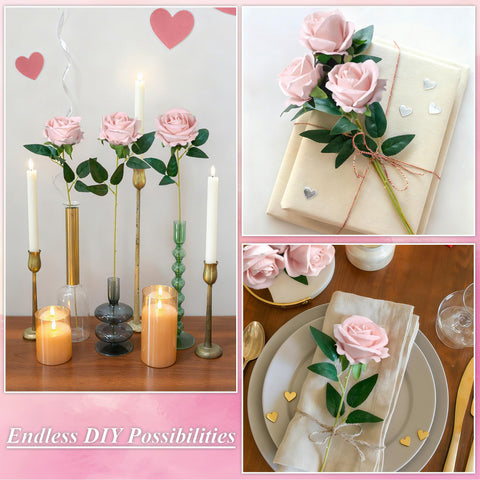 HyeFlora bendable stems let you craft wreaths and garlands easily.