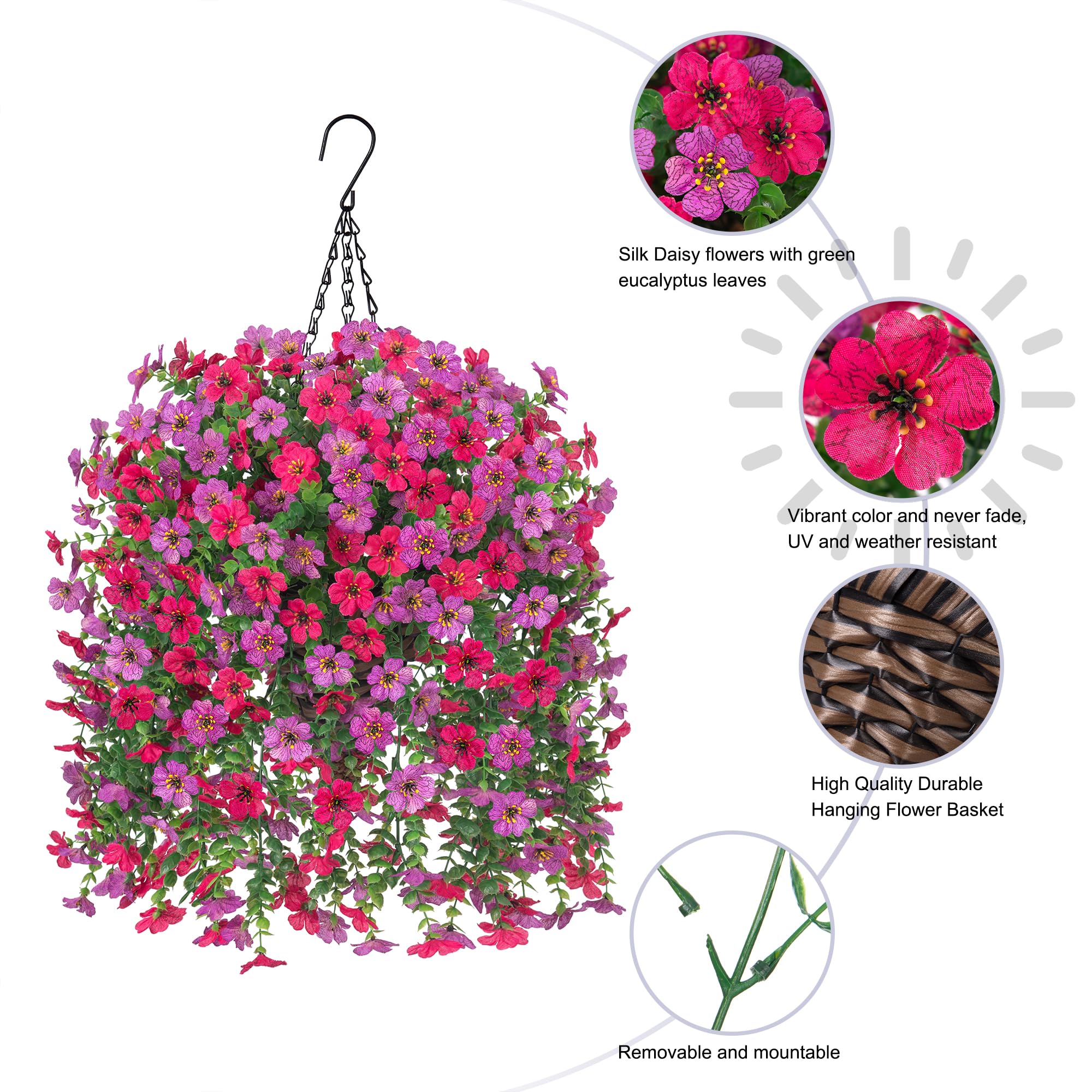 HyeFlora rust‑resistant coating detail highlights long-lasting outdoor decor.