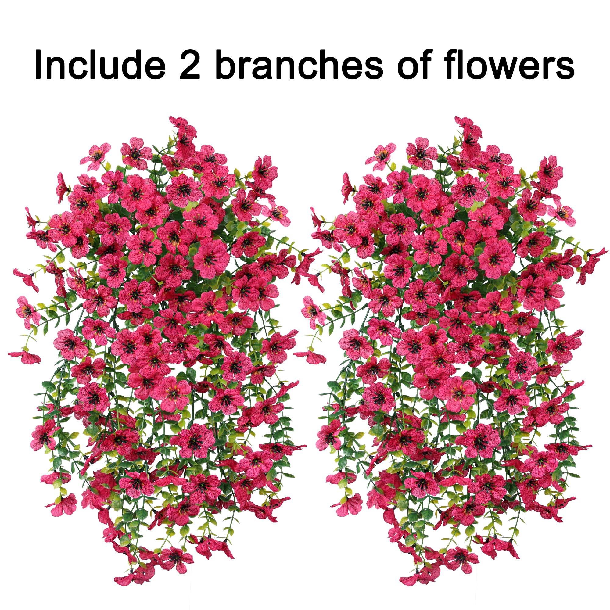 HyeFlora silk daisy outdoor flowers, UV resistant for porch or balcony.
