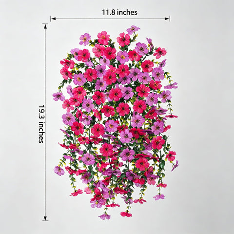 HyeFlora silk flowers with eucalyptus leaves for year-round decorative elegance.