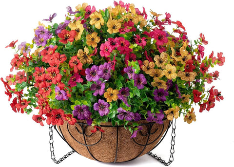 HyeFlora sturdy metal chain details ensure secure outdoor hanging.