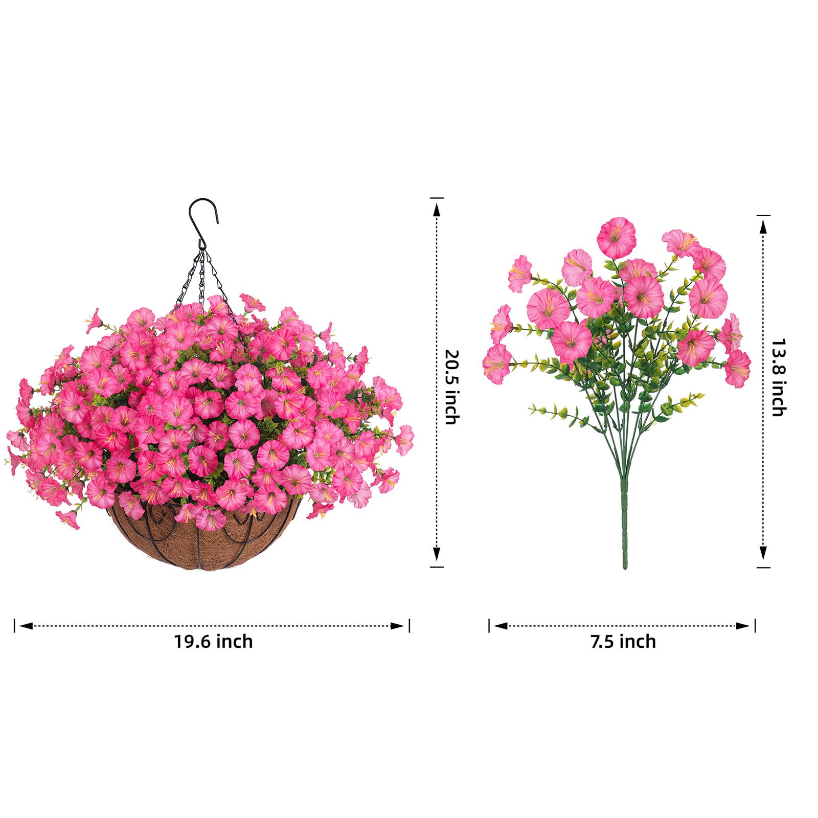 HyeFlora UV-resistant artificial flowers stay vibrant in sun and rain